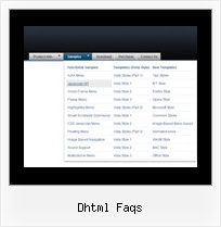 Dhtml Faqs Horizontal Dynamic Menu