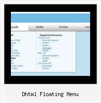 Dhtml Floating Menu Best Javascript Navigation
