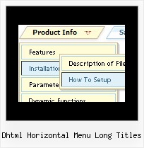 Dhtml Horizontal Menu Long Titles Select Javascript