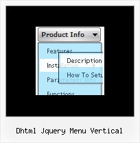Dhtml Jquery Menu Vertical Dynamic Pulldown
