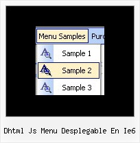 Dhtml Js Menu Desplegable En Ie6 Dynamic Popup Menu