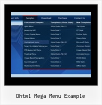 Dhtml Mega Menu Example Simple Tree Menu Dhtml