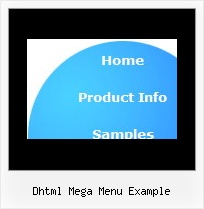 Dhtml Mega Menu Example Menu Horizontal Js