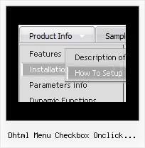 Dhtml Menu Checkbox Onclick Emergente Web Menu Bars