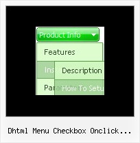Dhtml Menu Checkbox Onclick Emergente Web Page Menus Code