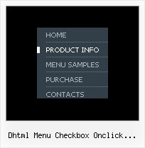 Dhtml Menu Checkbox Onclick Emergente Vertical Navigation Bar Javascript