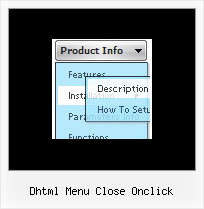 Dhtml Menu Close Onclick Dynamic Dropdown Javascript