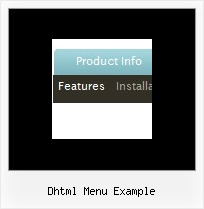 Dhtml Menu Example Dinamic Menu Example