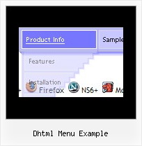 Dhtml Menu Example Menus Javascript Ejemplos