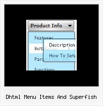 Dhtml Menu Items And Superfish Javascript Tree Drop Menu Tutorial