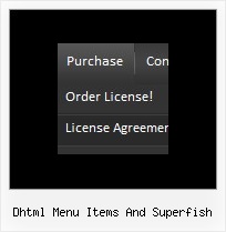 Dhtml Menu Items And Superfish Tree Javascript