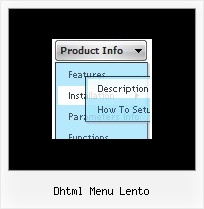Dhtml Menu Lento Up Menu Css