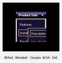 Dhtml Menubar Issues With Ie6 Tab Examples