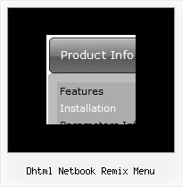 Dhtml Netbook Remix Menu Collapsible Javascript Menus