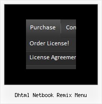 Dhtml Netbook Remix Menu Dynamic Expanding Menu