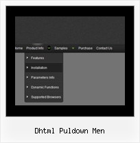 Dhtml Puldown Men Popup Menu Using Javascript