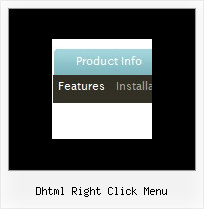 Dhtml Right Click Menu Cascade Menus Templates