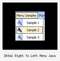 Dhtml Right To Left Menu Java Drag Drop Items Html Javascript