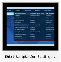 Dhtml Scripte Sof Sliding Vertical Menus Menus Using Css