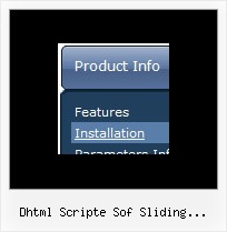 Dhtml Scripte Sof Sliding Vertical Menus Web Vertical Submenu