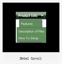 Dhtml Scroll Javascript Menu Transparent