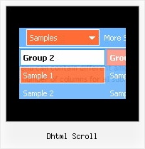 Dhtml Scroll Css Horizontal Drop Down Menu