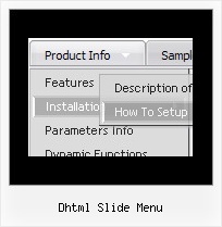 Dhtml Slide Menu Transparent Dhtml Dropdown Menu