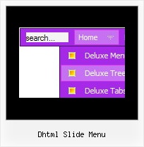 Dhtml Slide Menu Fireworks Transparent Drop Down Menu