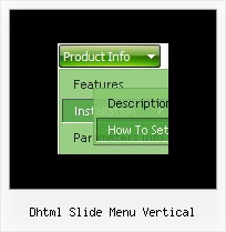 Dhtml Slide Menu Vertical Rollover Dropdown Java