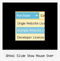 Dhtml Slide Show Mouse Over Crear Menus En Javascript