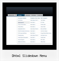 Dhtml Slidedown Menu Expanding Navigation Menue