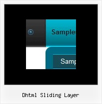 Dhtml Sliding Layer Dhtml Horizontal Menu Script