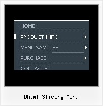 Dhtml Sliding Menu Internet Explorer