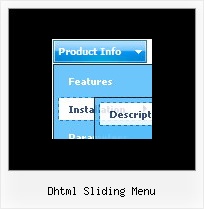 Dhtml Sliding Menu Crear Menus Html