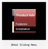 Dhtml Sliding Menu Menu Javascript Cascade