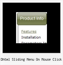 Dhtml Sliding Menu On Mouse Click Dropdown Menu Javascript Vertical