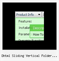 Dhtml Sliding Vertical Folder Menu List Scrolling Menu Using Javascript