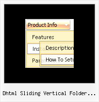 Dhtml Sliding Vertical Folder Menu List Java Menu Navigation Tutorial