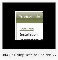 Dhtml Sliding Vertical Folder Menu List Javascript Rollover Drop Down Menu Example