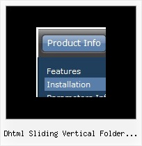 Dhtml Sliding Vertical Folder Menu List Vertical Floating Javascript Menu