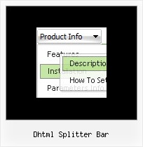 Dhtml Splitter Bar Dhtml Effect Flat Dropdown