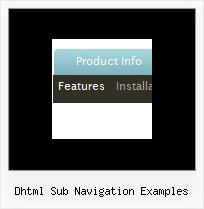 Dhtml Sub Navigation Examples Menu Collapse Source