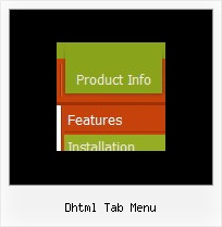 Dhtml Tab Menu Pull Down Bar Html