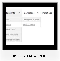 Dhtml Vertical Menu Vertical Java Menu