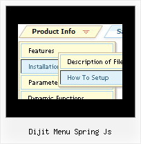 Dijit Menu Spring Js Internet Explorer Style