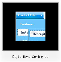 Dijit Menu Spring Js Java Hover Info