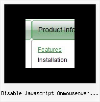 Disable Javascript Onmouseover Popup Box Website Navigation Menus