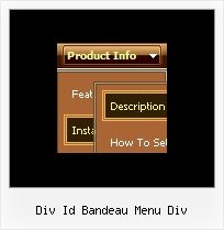 Div Id Bandeau Menu Div Web Bar Icons