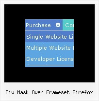 Div Mask Over Frameset Firefox Javascript Samples Pull Down Menu