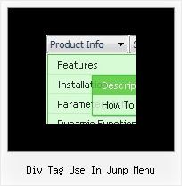 Div Tag Use In Jump Menu Html Moving Menu Code